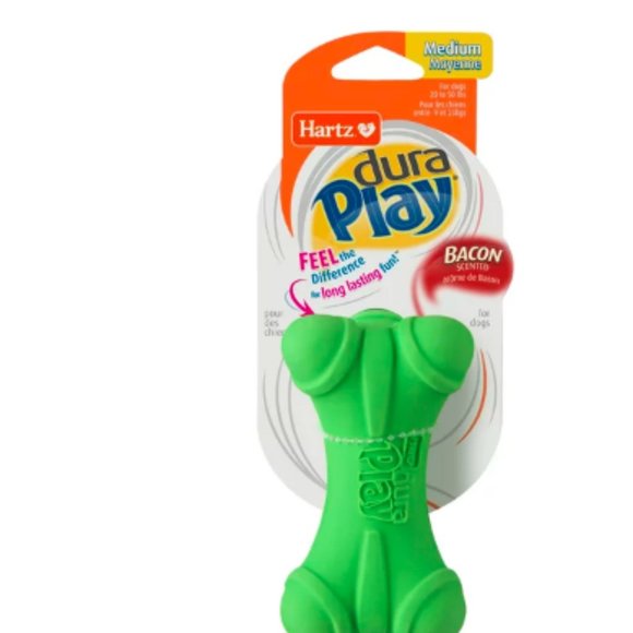 Hartz Dura Play Bone Dog Toy, Medium, Color Will Vary - Picture 1 of 2